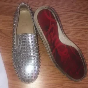 Christian louboutin spike boat slides size 43/10. Good condition. Christian Louboutin | Shoes | Christian Louboutin Spike Boat  main image 2
